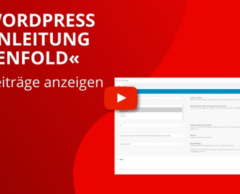 WordPress Enfold Beiträge auf Seite anzeigen