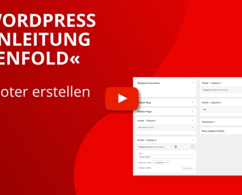 WordPress Enfold Footer erstellen