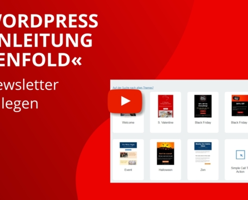 WordPress Enfold Newsletter erstellen / anlegen