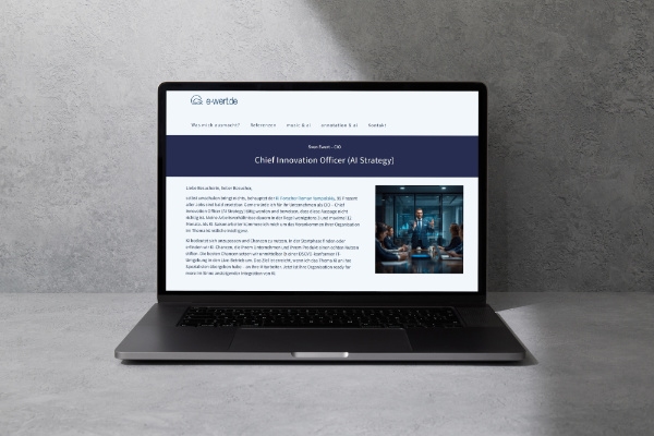 e-wert.de - CIO – Chief Innovation Officer (AI Strategy)